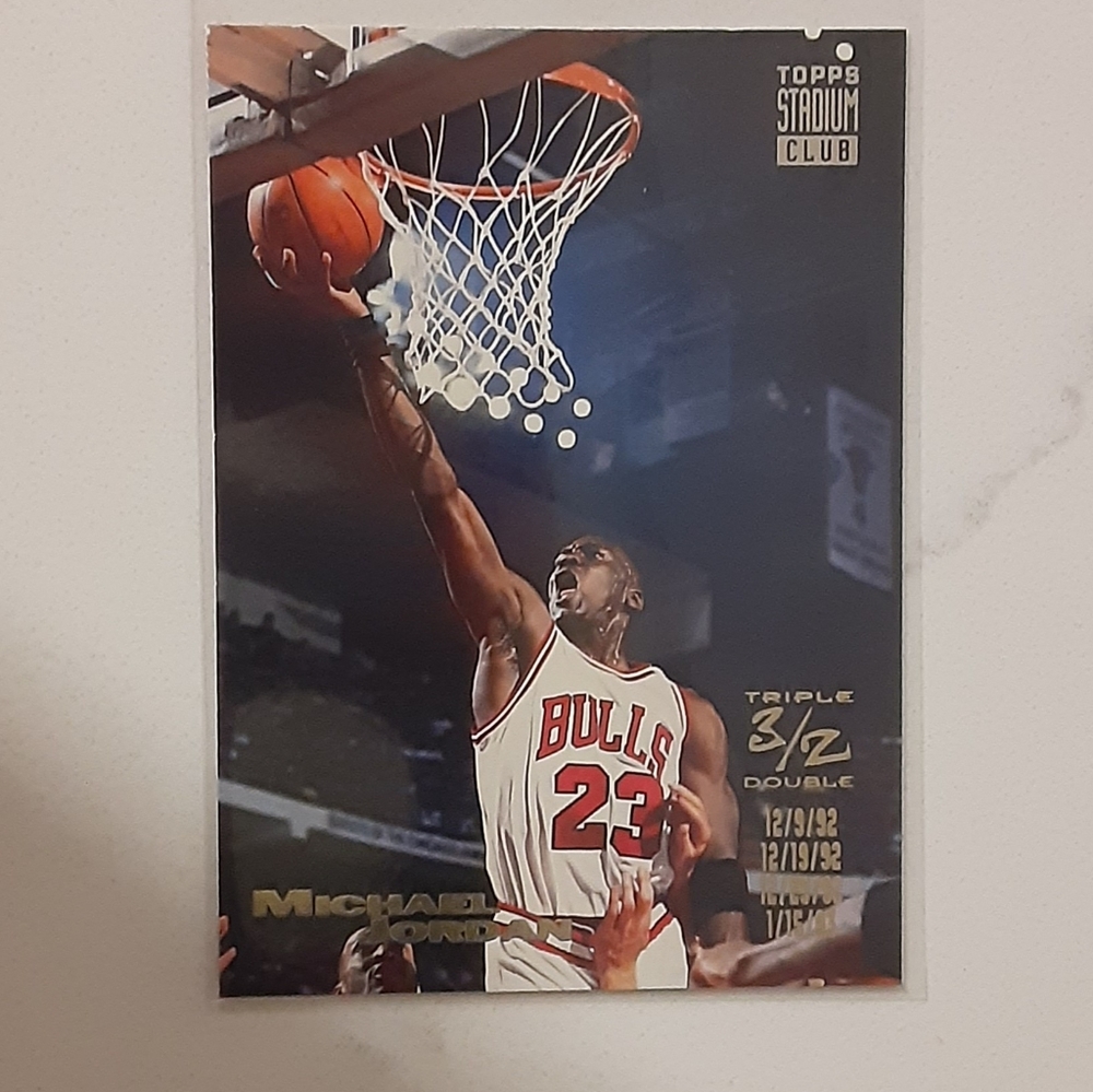 MICHAEL JORDAN BASKETBALL CARD